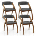 Set di 4 sedie da pranzo imbottite – Seduta imbottita, stile moderno per cucina e sala da pranzo
