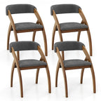 Set di 4 sedie da pranzo imbottite – Seduta imbottita, stile moderno per cucina e sala da pranzo