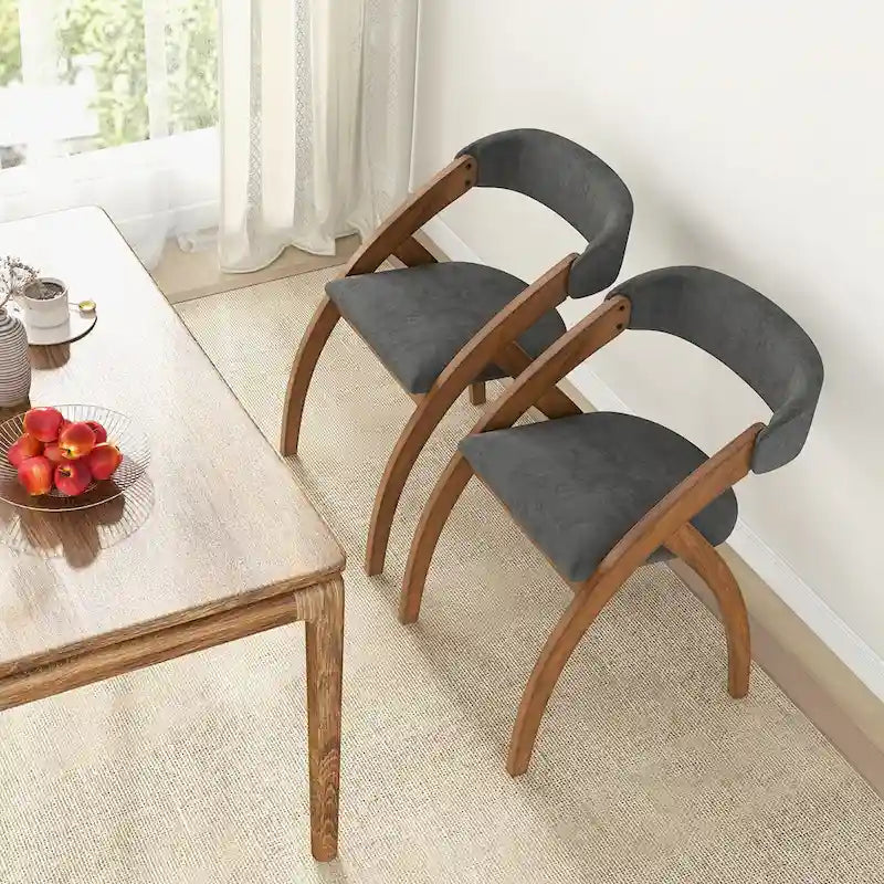 Set di 4 sedie da pranzo imbottite – Seduta imbottita, stile moderno per cucina e sala da pranzo