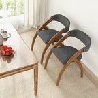 Set di 4 sedie da pranzo imbottite – Seduta imbottita, stile moderno per cucina e sala da pranzo