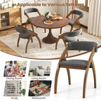 Set di 4 sedie da pranzo imbottite – Seduta imbottita, stile moderno per cucina e sala da pranzo