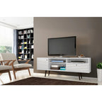 Consolle Mobile TV Moderno Mid-Century da 70,86 Pollici – Supporto TV con Ripiani Aperti
