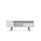 Consolle Mobile TV Moderno Mid-Century da 70,86 Pollici – Supporto TV con Ripiani Aperti