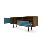 Consolle Mobile TV Moderno Mid-Century da 70,86 Pollici – Supporto TV con Ripiani Aperti