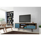Consolle Mobile TV Moderno Mid-Century da 70,86 Pollici – Supporto TV con Ripiani Aperti