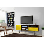 Consolle Mobile TV Moderno Mid-Century da 70,86 Pollici – Supporto TV con Ripiani Aperti
