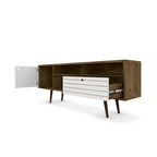 Consolle Mobile TV Moderno Mid-Century da 70,86 Pollici – Supporto TV con Ripiani Aperti