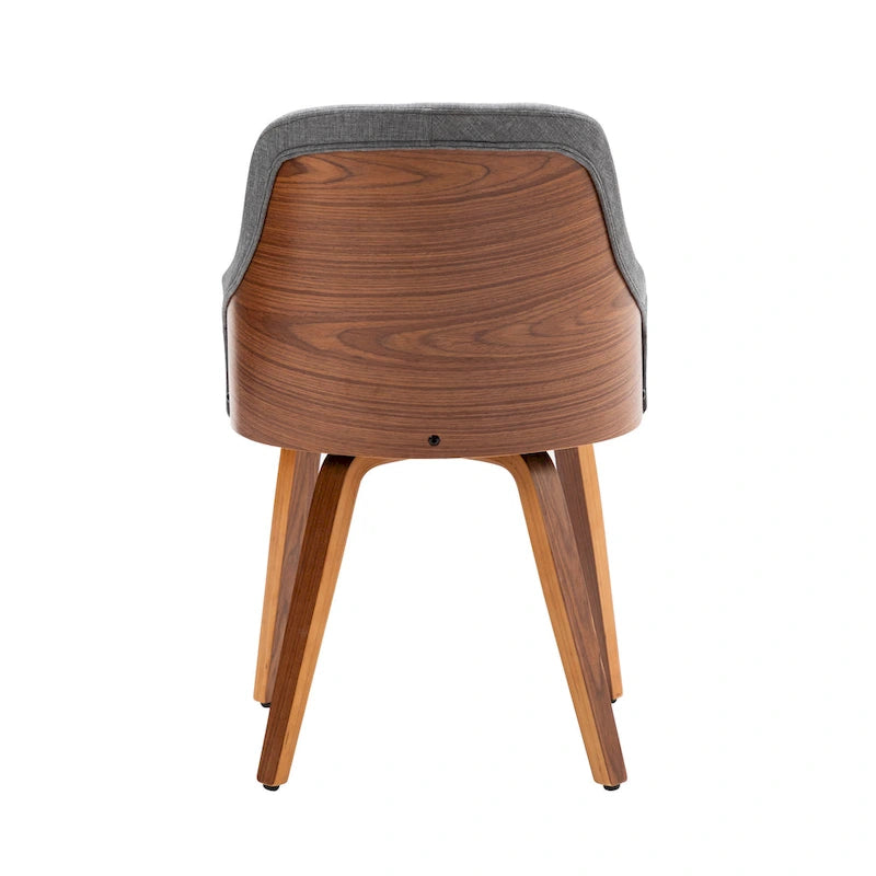 Sedie da pranzo moderne imbottite set da 2 – Seduta imbottita, gambe in legno massello