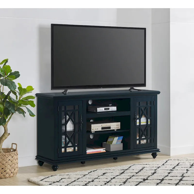 Elegante porta TV da 160 cm con 2 ante – Mobile TV con contenitore, Stile moderno