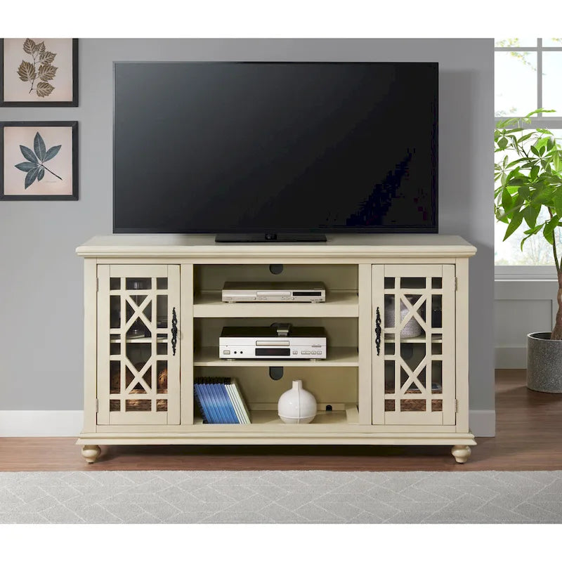 Elegante porta TV da 160 cm con 2 ante – Mobile TV con contenitore, Stile moderno