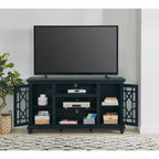 Elegante porta TV da 160 cm con 2 ante – Mobile TV con contenitore, Stile moderno