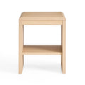 Tavolino Moderno in Legno con Angoli Arrotondati – Tavolino da Comodino o da Salotto Minimalista