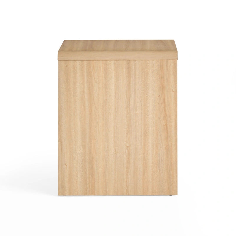 Tavolino Moderno in Legno con Angoli Arrotondati – Tavolino da Comodino o da Salotto Minimalista