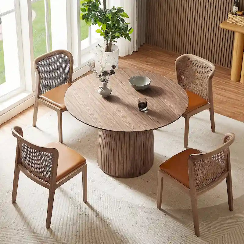 Scaffale Espositivo Regolabile a 3 Livelli su Barre di Legno – Portaoggetti in Stile Vintage Rustico
