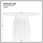 Scaffale Espositivo Regolabile a 3 Livelli su Barre di Legno – Portaoggetti in Stile Vintage Rustico