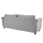 Divano Letto Trasformabile 2-in-1 da 205 cm con Materasso da 160x180x8,5 cm – Divano Convertibile, Soggiorno