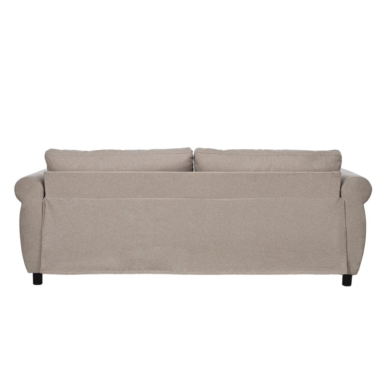 Divano Letto Trasformabile 2-in-1 da 205 cm con Materasso da 160x180x8,5 cm – Divano Convertibile, Soggiorno