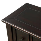 Consolle Rustica Lunga per Ingresso con 4 Cassetti – Stile Rustico, Legno Massiccio, Corridoio
