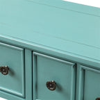 Consolle Rustica Lunga per Ingresso con 4 Cassetti – Stile Rustico, Legno Massiccio, Corridoio