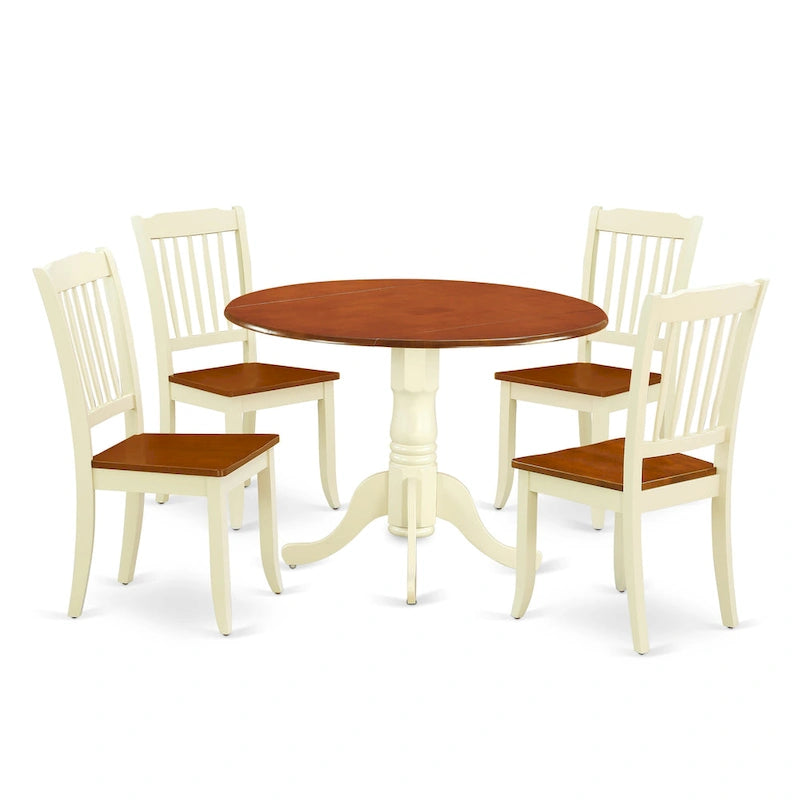 Set mobili da pranzo in legno – Tavolo e sedie, Stile tradizionale