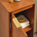 Mobile bagno portabiancheria con ripiani regolabili