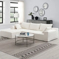 Set divano componibile per soggiorno 109x68, divano letto imbottito in stile moderno minimalista