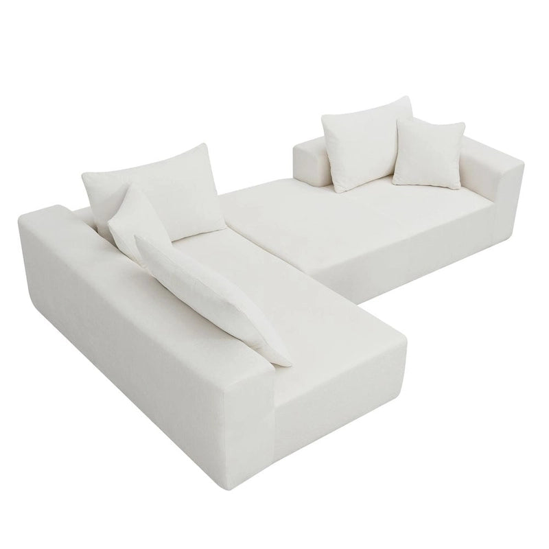 Set divano componibile per soggiorno 109x68, divano letto imbottito in stile moderno minimalista
