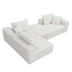 Set divano componibile per soggiorno 109x68, divano letto imbottito in stile moderno minimalista