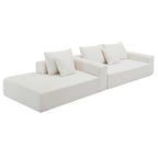 Set divano componibile per soggiorno 109x68, divano letto imbottito in stile moderno minimalista
