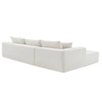 Set divano componibile per soggiorno 109x68, divano letto imbottito in stile moderno minimalista