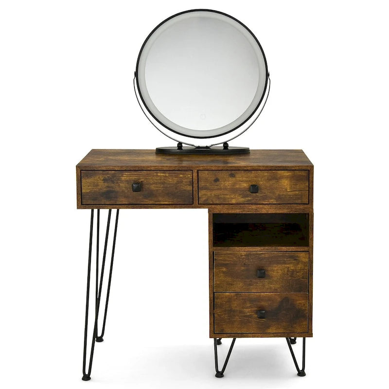 Moderna toeletta con mobile contenitore - 80 x 40,5 x 76 cm (L x P x A)