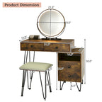 Moderna toeletta con mobile contenitore - 80 x 40,5 x 76 cm (L x P x A)