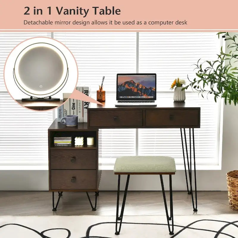 Moderna toeletta con mobile contenitore - 80 x 40,5 x 76 cm (L x P x A)