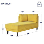 Divano Chaise Longue Imbottito Moderno di Metà Secolo