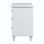Comodino a 3 cassetti in legno