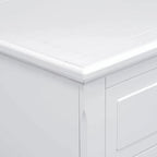 Comodino a 3 cassetti in legno