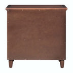 Comodino a 3 cassetti in legno
