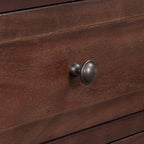 Comodino a 3 cassetti in legno