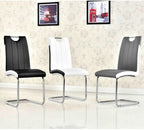 Best Master Furniture Two-tone Modern Side Chairs (Set of 2)