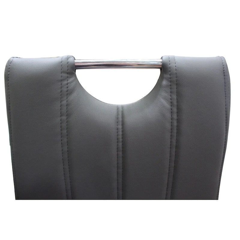 Set di 2 sedie imbottite moderne bicolore – Sedie da pranzo contemporanee con struttura robusta