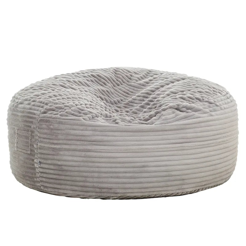 Poltrona sacco in finta pelliccia da 1,80 m – Seduta lounge oversize, morbida copertura in peluche, per soggiorno e camera da letto