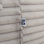 Poltrona sacco in finta pelliccia da 1,80 m – Seduta lounge oversize, morbida copertura in peluche, per soggiorno e camera da letto