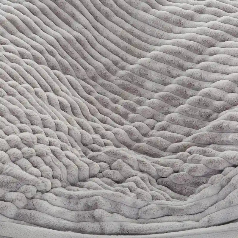 Poltrona sacco in finta pelliccia da 1,80 m – Seduta lounge oversize, morbida copertura in peluche, per soggiorno e camera da letto