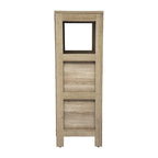 Organizzatore per bagno rustico con cassetti e ripiano aperto