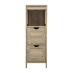 Organizzatore per bagno rustico con cassetti e ripiano aperto