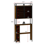 Scaffale per Bagno da posizionare sopra il WC, Organizzatore per Bagno sopra il WC