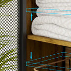 Scaffale per Bagno da posizionare sopra il WC, Organizzatore per Bagno sopra il WC