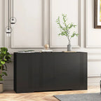 Mobile credenza buffet, Credenza da cucina moderna con cassetti e ante, Grande mobile bar con ripiani regolabili